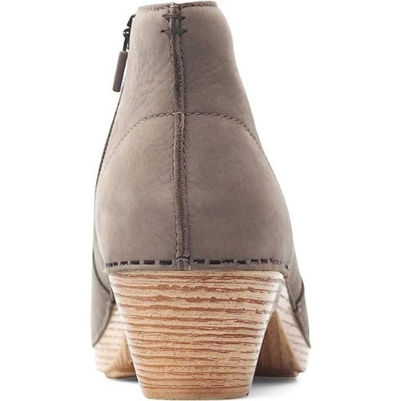 DANSKO Women's Maria Professional Taupe Suede Heeled Mule Ankle Bootie 40 9.5/10 - Picture 4 of 16